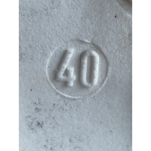 Bronx Baisley Low Top Sneakers White, Yellow , Silver Leather Women EU 40/ US 9 - Picture 7 of 8